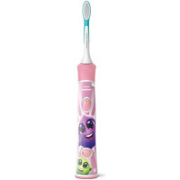 Sonicare zobu birste bērniem ar bluetooth un 8 maināmiem  dizainiem, rozā - HX6352/42