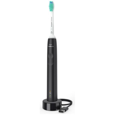 Sonicare PHILIPS 3100 Sonic elektriskā zobu birste,  melna - HX3671/14