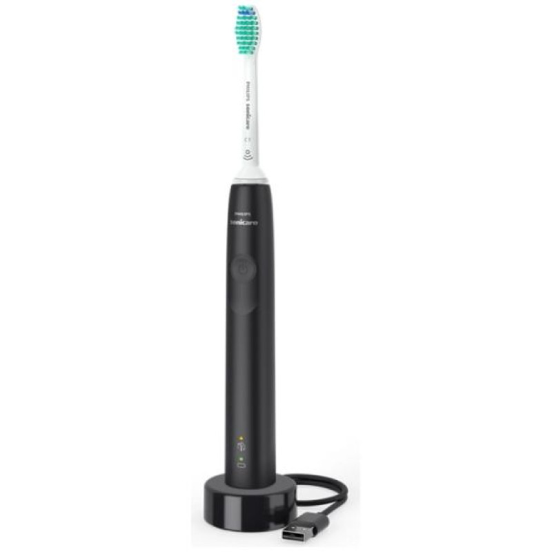 Sonicare PHILIPS 3100 Sonic elektriskā zobu birste,  melna - HX3671/14