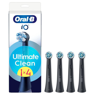Braun CBF-4 Oral-B UltimateClean zobu birstes uzgaļi, melni, 4 gab. - iO RB CBF-4-1
