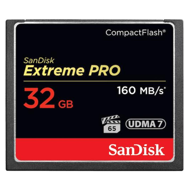 Sandisk MEMORY COMPACT FLASH 32GB/SDCFXPS-032G-X46 SANDISK
