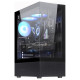 Golden Tiger Case|GOLDEN TIGER|Raider DK-6|MidiTower|Case product features Transparent panel|Not included|ATX|Colour Black|RAIDERDK6