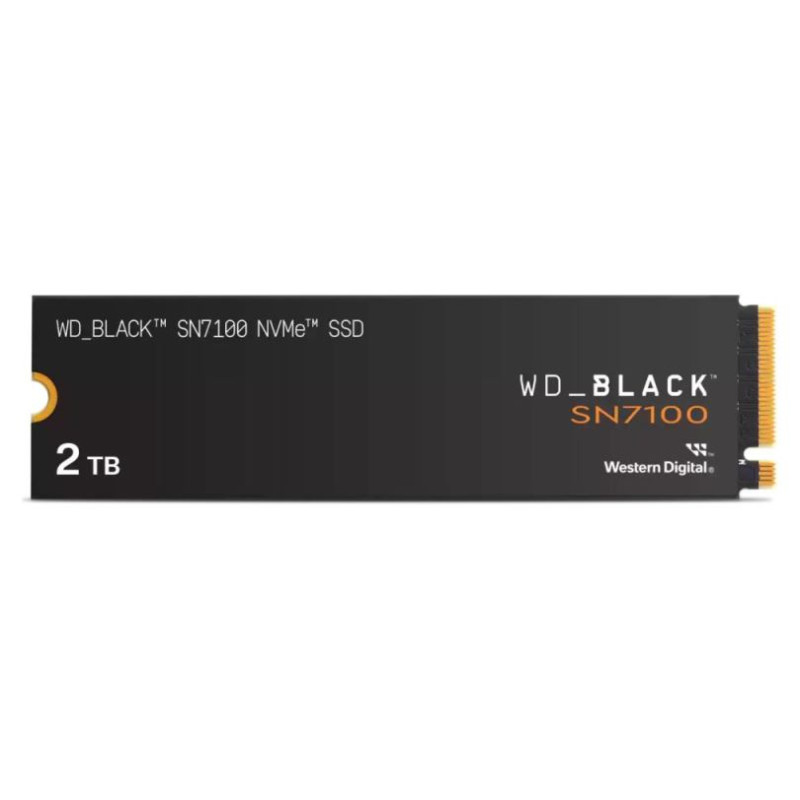 Western Digital SSD|WESTERN DIGITAL|Black SN7100|2TB|M.2|PCIe Gen4|NVMe|3D TLC|Write speed 6900 MBytes/sec|Read speed 7250 MBytes/sec|WDS200T4X0E