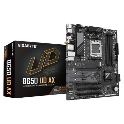 Gigabyte Mainboard|GIGABYTE|AMD B650|SAM5|ATX|Memory DDR5|Memory slots 4|1xPCI-Express 16x|3xPCI-Express 3.0 16x|3xM.2|1xHDMI|1xDisplayPort|6xUSB 2.0|2xUSB 3.2|1xUSB-C|1xRJ45|3xAudio port|B650UDAX1.0Y1