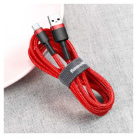 Baseus Cafule Cable durable nylon cable USB / USB-C QC3.0 2A 2M red (CATKLF-C09)