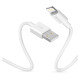 Dudao cable USB / Lightning 3A 1m white (L1L white)