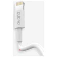 Dudao cable USB / Lightning 3A 1m white (L1L white)