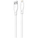 Dudao USB / Lightning 3A 1m white cable (L2L 1m white)