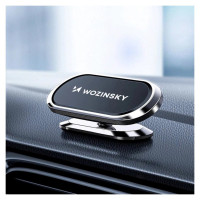 Wozinsky Self-adhesive Magnetic 360 Car Dashboard Mount Silver (WMH-06)
