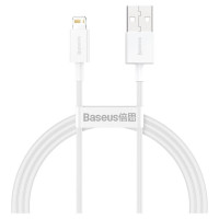 Baseus Superior USB - Lightning cable 2.4A 1 m White (CALYS-A02)