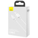 Baseus Superior USB - Lightning cable 2.4A 1 m White (CALYS-A02)
