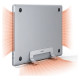 Ugreen Aluminum Vertical Stand Holder Stand for MacBook Laptop Tablet Silver (20471 LP258)
