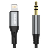 Dudao audio cable Lightning - mini jack 3.5mm 1m gray (L11PRO)
