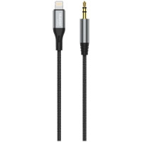 Dudao audio cable Lightning - mini jack 3.5mm 1m gray (L11PRO)