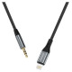 Dudao audio cable Lightning - mini jack 3.5mm 1m gray (L11PRO)