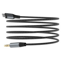 Dudao audio cable Lightning - mini jack 3.5mm 1m gray (L11PRO)