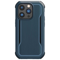 Raptic X-Doria Fort Case iPhone 14 Pro with MagSafe armored blue cover