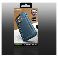 Raptic X-Doria Fort Case iPhone 14 Pro with MagSafe armored blue cover