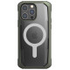 Raptic X-Doria Secure Case for iPhone 14 Pro Max with MagSafe armored cover green