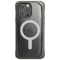 Raptic X-Doria Secure Case for iPhone 14 Pro Max with MagSafe armored cover green