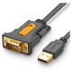 Ugreen adapter cable USB-A - DB9 RS-232 1.5m gray (CR104)