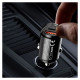 Dudao R3MAX 48W QC PD mini car charger - black