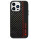 Audi Carbon Fiber Stripe iPhone 14 Pro 6.1" black/black hardcase AUS-TPUPCIP14P-R8/D1-BK