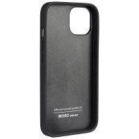 Audi Genuine Leather iPhone 14 6.1" black/black hardcase AU-TPUPPCIP14-Q8/D1-BK