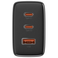 Baseus Cube Pro 65W GaN charger 2x USB-C USB-A - black