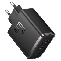 Baseus Cube Pro 65W GaN charger 2x USB-C USB-A - black