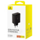 Baseus Cube Pro 65W GaN charger 2x USB-C USB-A - black