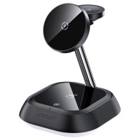 Acefast 3in1 Acefast E16 15W inductive charging station for phone / headphones / watch - black