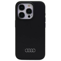 Audi Silicone Case for iPhone 15 Pro Max - black