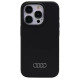 Audi Silicone Case for iPhone 15 Pro Max - black