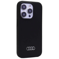 Audi Silicone Case for iPhone 15 Pro Max - black