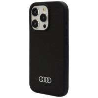 Audi Silicone Case for iPhone 15 Pro Max - black