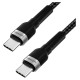 Wozinsky WNBCC2 USB-C / USB-C PD 65W cable 2 m - black