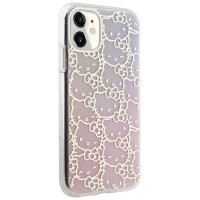 Hello Kitty IML Gradient Electrop Crowded Kitty Head Case for iPhone 11 / Xr - Pink
