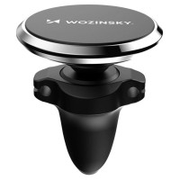 Wozinsky WUMKO magnetic phone holder for car air vent - black