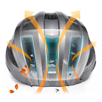 Rockbros ZK-013TI Bike Helmet Universal Size 55-60cm - Gray