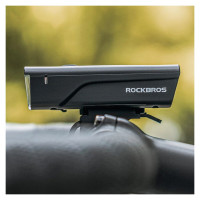 Rockbros 24510003001 front bicycle light 260 lm + USB-C - USB-A cable - black