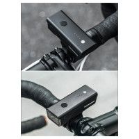 Rockbros 24510003001 front bicycle light 260 lm + USB-C - USB-A cable - black