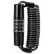 Rockbros T609 bicycle lock with 1.5 m combination - black