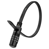Rockbros 3240001001 bicycle lock for 0.5 m combination - black