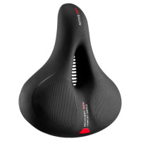Rockbros AQ-6090R bicycle saddle - black and red