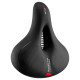 Rockbros AQ-6090R bicycle saddle - black and red