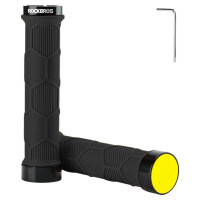 Rockbros 40720007001 bicycle grips with reflector - black
