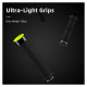 Rockbros 40720007001 bicycle grips with reflector - black