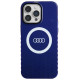 Audi IML Big Logo MagSafe case for iPhone 14 Pro Max - blue