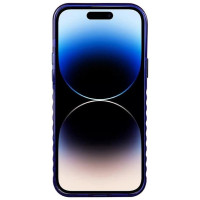 Audi IML Big Logo MagSafe case for iPhone 14 Pro Max - blue